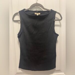Madewell
Womens size Small 
NWT 
Elegant Black Sleeveless Top